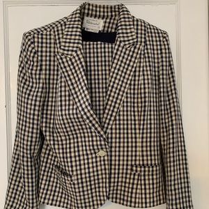 Handmacher Vintage Plaid Skirt Suit Set